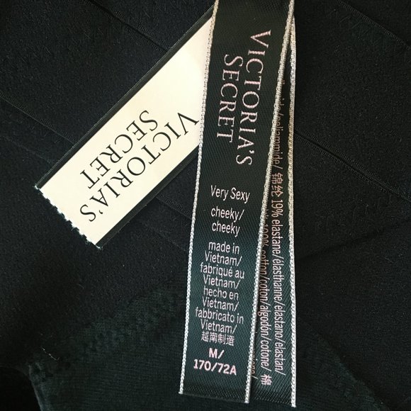 VICTORIAS SECRET SEXY BANDED STRAPPY CHEEKY PANTY NWT RARE - Picture 6 of 11